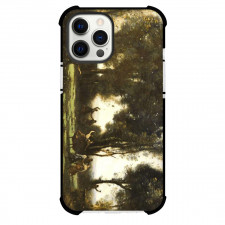 Camille Corot Morning Dance of The Nymphs Phone Case For iPhone and Samsung Galaxy Devices - Morning Dance of The Nymphs Painting Realism Artwork