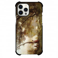 Camille Corot Souvenir of Mortefontaine Phone Case For iPhone and Samsung Galaxy Devices - Souvenir of Mortefontaine Painting Realism Artwork