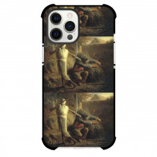 Jean-François Millet Death And The Woodcutter Phone Case For iPhone and Samsung Galaxy Devices - Death And The Woodcutter Painting Realism Artwork