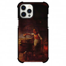 Jean-François Millet Laundress Phone Case For iPhone and Samsung Galaxy Devices - Laundress Painting Realism Artwork