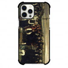 Gustave Courbet A Burial At Ornans Phone Case For iPhone and Samsung Galaxy Devices - A Burial At Ornans Painting Realism Artwork