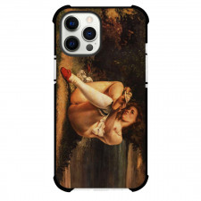 Gustave Courbet Woman With White Stockings Phone Case For iPhone and Samsung Galaxy Devices - Woman With White Stockings Painting Realism Artwork