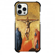 Masaccio Crucifixion Phone Case For iPhone and Samsung Galaxy Devices - Crucifixion Painting Renaissance Artwork