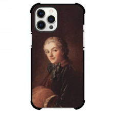 Francois Boucher Portrait of A Lady With Muff Phone Case For iPhone and Samsung Galaxy Devices - Portrait of A Lady With Muff Painting Rococo Artwork