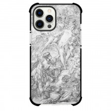 Francois Boucher Pygmalion And Galatea Phone Case For iPhone and Samsung Galaxy Devices - Pygmalion And Galatea Painting Rococo Artwork