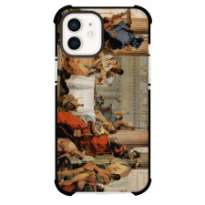 Giovanni Battista Tiepolo The Banquet of Cleopatra Phone Case For iPhone and Samsung Galaxy Devices - The Banquet of Cleopatra Painting Rococo Artwork