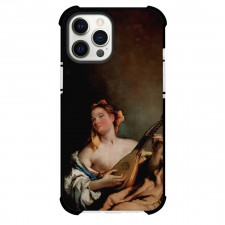 Giovanni Battista Tiepolo Girl With A Mandolin Phone Case For iPhone and Samsung Galaxy Devices - Girl With A Mandolin Painting Rococo Artwork