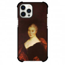 Jean-Antoine Watteau Portrait of Jeanne Rose Phone Case For iPhone and Samsung Galaxy Devices - Portrait of Jeanne Rose Painting Rococo Artwork