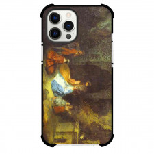 Jean-Antoine Watteau The Flautist Phone Case For iPhone and Samsung Galaxy Devices - The Flautist Painting Rococo Artwork