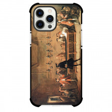 Jean-Baptiste-Simeon Chardin A Game of Billiards Phone Case For iPhone and Samsung Galaxy Devices - A Game of Billiards Painting Rococo Artwork