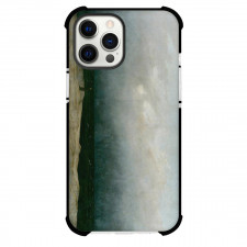 Caspar David Friedrich The Monk Phone Case For iPhone and Samsung Galaxy Devices - The Monk by The Sea Painting Romanticism Artwork
