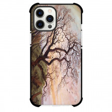 Caspar David Friedrich The Tree of Crows Phone Case For iPhone and Samsung Galaxy Devices - The Tree of Crows Painting Romanticism Artwork