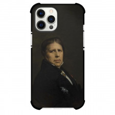 Jean-Auguste-Dominique Ingres Self-Portrait Phone Case For iPhone and Samsung Galaxy Devices - Self-Portrait At The Age of 79 Painting Romanticism Artwork