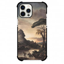 Theodore Gericault Heroic Landscape Phone Case For iPhone and Samsung Galaxy Devices - Heroic Landscape With Fishermen Painting Romanticism Artwork