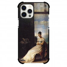 Theodore Gericault Portrait of Laure Bro Phone Case For iPhone and Samsung Galaxy Devices - Portrait of Laure Bro Painting Romanticism Artwork