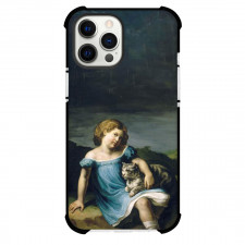 Theodore Gericault Portrait of Louise Vernet Phone Case For iPhone and Samsung Galaxy Devices - Portrait of Louise Vernet As A Child Painting Romanticism Artwork