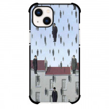 Rene Magritte Golconda Phone Case For iPhone Samsung Galaxy Pixel OnePlus Vivo Xiaomi Asus Sony Motorola Nokia - Golconda Painting Surrealism Artwork