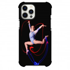 Artistic Gymnastics Case For iPhone Samsung Galaxy Pixel OnePlus Vivo Xiaomi Asus Sony Motorola Nokia - Blue and Red Strings Poster