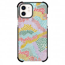 Casely Art Pattern Phone Case For iPhone Samsung Galaxy Pixel OnePlus Vivo Xiaomi Asus Sony Motorola Nokia - Casely Color Me Happy Pattern Colorblock Case Poster