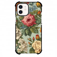 Floral Pattern Art Phone Case For iPhone Samsung Galaxy Pixel OnePlus Vivo Xiaomi Asus Sony Motorola Nokia - Floral Pattern Bright Colors Flowers Vintage Poster