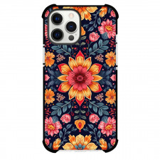 Floral Pattern Art Phone Case For iPhone Samsung Galaxy Pixel OnePlus Vivo Xiaomi Asus Sony Motorola Nokia - Floral Pattern Midnight Petals Poster