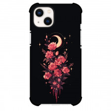 Floral Pattern Art Phone Case For iPhone Samsung Galaxy Pixel OnePlus Vivo Xiaomi Asus Sony Motorola Nokia - Floral Pattern Moonlit Rose Bouquet Poster