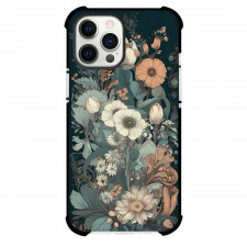 Floral Pattern Art Phone Case For iPhone Samsung Galaxy Pixel OnePlus Vivo Xiaomi Asus Sony Motorola Nokia - Floral Pattern Muted Vintage Floral Pattern Poster