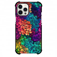 Floral Pattern Art Phone Case For iPhone Samsung Galaxy Pixel OnePlus Vivo Xiaomi Asus Sony Motorola Nokia - Floral Pattern Rainbow Blooms Poster