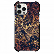 Mandala Pattern Phone Case For iPhone Samsung Galaxy Pixel OnePlus Vivo Xiaomi Asus Sony Motorola Nokia - Mandala Pattern Golden Paisley Art Poster