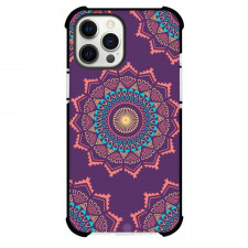 Mandala Pattern Phone Case For iPhone Samsung Galaxy Pixel OnePlus Vivo Xiaomi Asus Sony Motorola Nokia - Mandala Pattern Purple Mural Poster