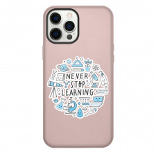Art Pattern Case For iPhone Samsung Galaxy Pixel OnePlus Vivo Xiaomi Asus Sony Motorola Nokia - Never Stop Learning Blue Water Color