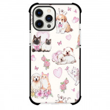Velvet Caviar Phone Case For iPhone Samsung Galaxy Pixel OnePlus Vivo Xiaomi Asus Sony Motorola Nokia - Velvet Caviar Cats And Dogs Flower and Heart Poster
