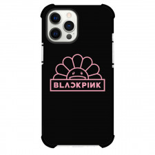Takashi Murakami Phone Case For iPhone Samsung Galaxy Pixel OnePlus Vivo Xiaomi Asus Sony Motorola Nokia - Takashi Murakami X Blackpink Logo Black Background