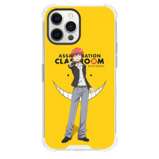 Assassination Classroom Karma Akabane Phone Case For iPhone Samsung Galaxy Pixel OnePlus Vivo Xiaomi Asus Sony Motorola Nokia - Karma Akabane Standing On Yellow Background