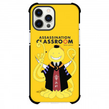 Assassination Classroom Koro-Sensei Phone Case For iPhone Samsung Galaxy Pixel OnePlus Vivo Xiaomi Asus Sony Motorola Nokia - Koro-Sensei Standing On Yellow Background