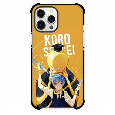Assassination Classroom Phone Case For iPhone Samsung Galaxy Pixel OnePlus Vivo Xiaomi Asus Sony Motorola Nokia - Assassination Classroom Koro-Sensei And Nagisa Shiota On Yellow Background