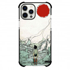 Astro Boy Phone Case For iPhone Samsung Galaxy Pixel OnePlus Vivo Xiaomi Asus Sony Motorola Nokia - Astro Boy In Wrecked City Red Moon Vintage Art