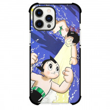 Astro Boy Phone Case For iPhone Samsung Galaxy Pixel OnePlus Vivo Xiaomi Asus Sony Motorola Nokia - Astro Boy Versus Astro Boy Flying And Punching Illustration