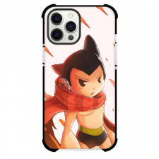 Astro Boy Phone Case For iPhone Samsung Galaxy Pixel OnePlus Vivo Xiaomi Asus Sony Motorola Nokia - Astro Boy With Scarf Orange Illustration