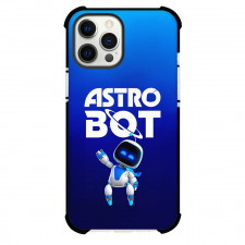 Astro Bot Phone Case For iPhone Samsung Galaxy Pixel OnePlus Vivo Xiaomi Asus Sony Motorola Nokia - Astro Bot Floating On A Blue Space Themed Background