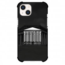 Famous Attraction Phone Case For iPhone and Samsung Galaxy Devices - Athens White Text In Black Background