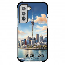 Famous Attraction Phone Case For iPhone and Samsung Galaxy Devices - Auckland New Zealand Retro Travel Poster