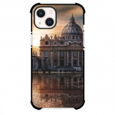 Famous Attraction Phone Case For iPhone and Samsung Galaxy Devices - Basilica Papale Di San Pietro Reflection In Evening