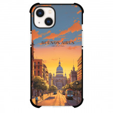 Famous Attraction Phone Case For iPhone and Samsung Galaxy Devices - Buenos Aires Argentina Retro Travel Poster