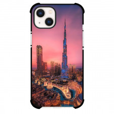 Famous Attraction Phone Case For iPhone and Samsung Galaxy Devices - Burj Khalifa In Full NIght Light