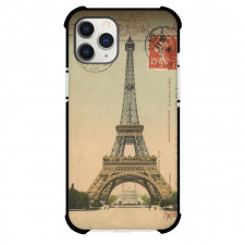 Famous Attraction Phone Case For iPhone and Samsung Galaxy Devices - Eiffel Tower Paris Vintage 1909 Post Card