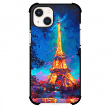 Famous Attraction Phone Case For iPhone and Samsung Galaxy Devices - Eiffel Tower In Illustration Art