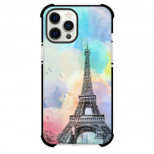 Famous Attraction Phone Case For iPhone and Samsung Galaxy Devices - Eiffel Tower In Water Paint