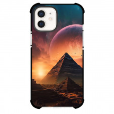 Famous Attraction Phone Case For iPhone and Samsung Galaxy Devices - Giza Pyramid Sky Illustration Art