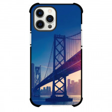 Famous Attraction Phone Case For iPhone and Samsung Galaxy Devices - Golden Gate Bridge In Blue Sky
